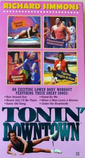 Richard Simmons TONIN' DOWNTOWN (VHS Tape)