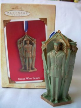 2004 Hallmark Ornament Those Who Serve Military