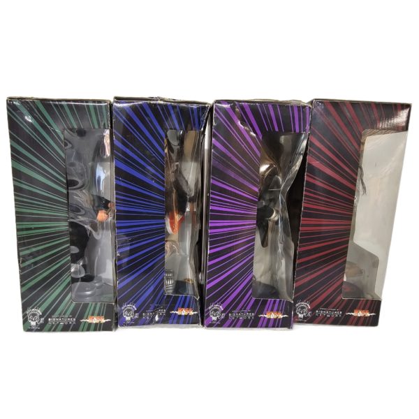 KISS Band Soundalikes Animated 4 Figure Set 12" Sound & Move Gene Ace Paul Peter