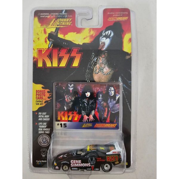 Johnny Lightning KISS Gene Simmons 1:64 Diecast Car w/THE BOYS Photo Card #15