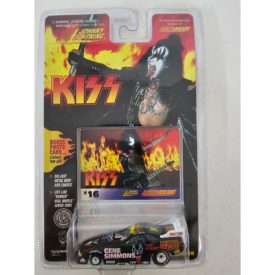 Johnny Lightning KISS Gene Simmons 1:64 Diecast Car w/PAUL HOTTER THAN EVER Photo Card #16