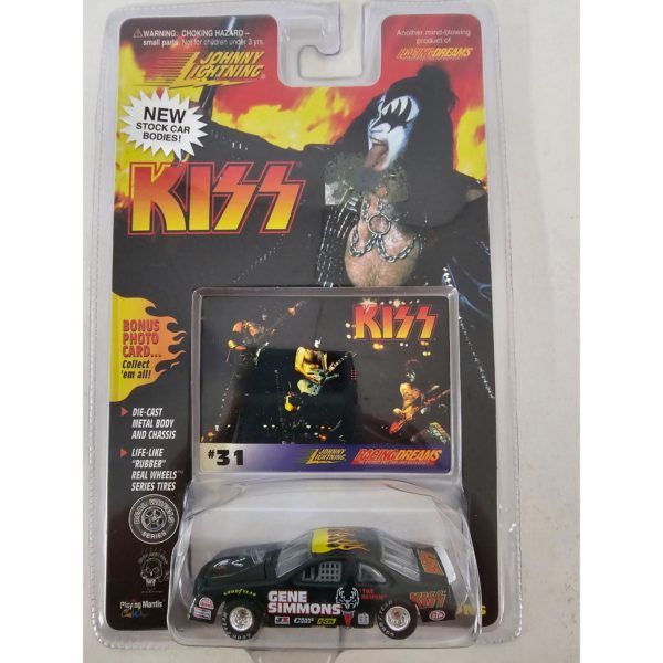 Johnny Lightning KISS Gene Simmons 1:64 Diecast Car w/IT'S ANOTHER TRIPLE JAM Photo Card #31