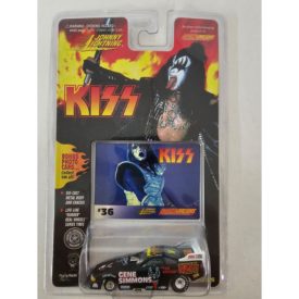 Johnny Lightning KISS Gene Simmons 1:64 Diecast Car w/GO FOR IT ACE Photo Card #36