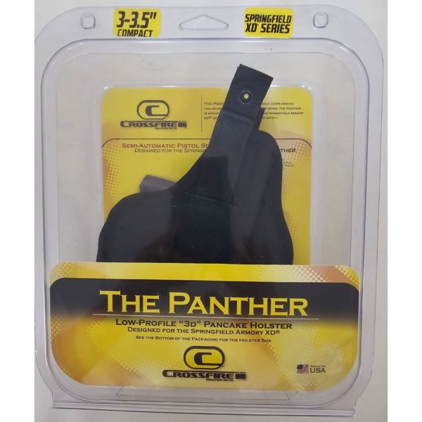 CrossFire Gun Holster The Panther 3" - 3.5" Semi-Auto Compact Pistol Springfield Armory XD Right hand
