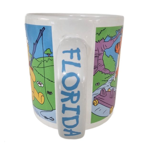 Disney Winnie The Pooh Fishing FLORIDA Coffee Mug by Applause #43828