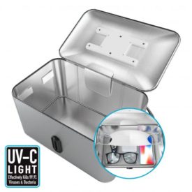 Sanitizer & Sterilizer Portable, Multi Item Bag by Black Fin® with UV-C Lights — XL