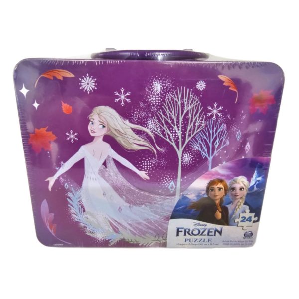 Spin Master Disney Frozen Elsa Puzzle 24 Piece In Lunchbox Tin