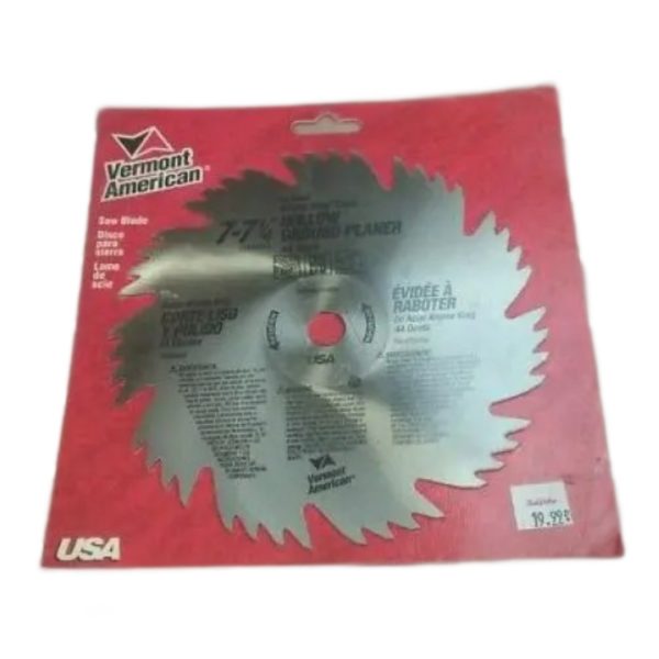 Vermont American 7-1/4 44T Hollow Ground Planer Saw Blade #25330