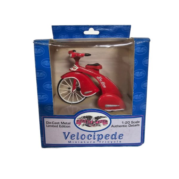 1998 Brunswick 1930's Velocipede Flexible Flyer Miniature Tricycle 1/20 Scale