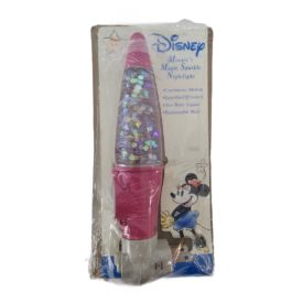 Disney Minnie Mouse Magic Sparkle Motion Lava Bubble Night Light