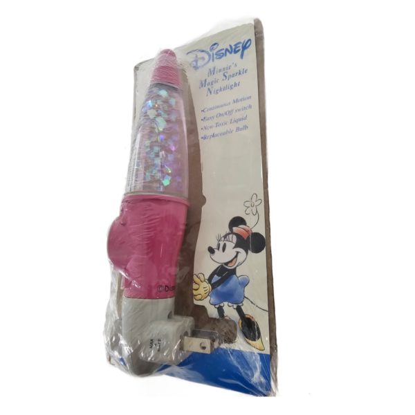 Disney Minnie Mouse Magic Sparkle Motion Lava Bubble Night Light