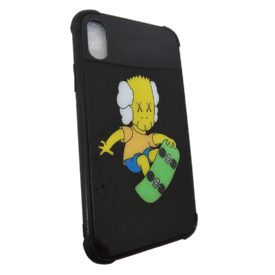 Kaws Bart Simpson Skateboarding iPhone XR Case Cover