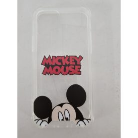 Disney Mickey Mouse iPhone 12, 12 Pro Silicone Jelly Phone Case Clear