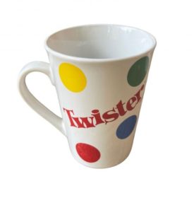 Twister The Game That Ties You In Knots Coffee Mug Sherwood Brands Hasbro 2002