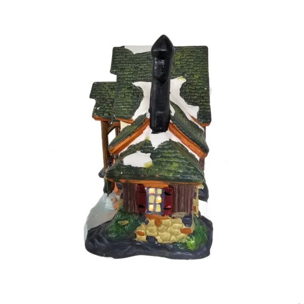 2004 Christmas Streets Collection FROSI'S ICE HOUSE Lighted Porcelain Village House