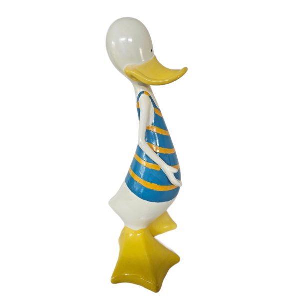 Vintage 1980's FIB Burton & Burton Ceramic Duck Coin Bank Beach Theme