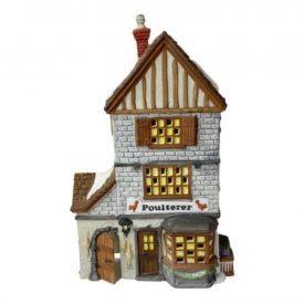 Dept 56 Heritage Dickens Village Lighted House - Poulterer 5926-9