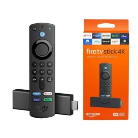 Amazon - Fire TV Stick 4K with Alexa Voice Remote, Dolby Vision, HD Streaming Media Player (includes TV controls) - Black
