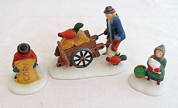 Dept 56 Heritage Village Accessory Welcome Home 3-Piece Figurine 5533-6