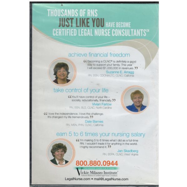 Preview Your New RN Career as a CLNC Consultant (DVD)