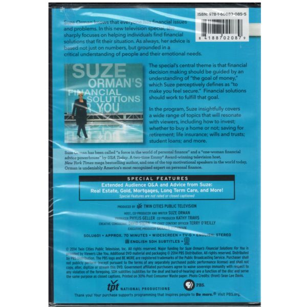 Suze Ormans Financial Solutions for You (DVD)