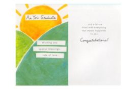 Graduation Greeting Card Religious