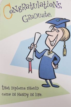 Graduation Greeting Card Funny