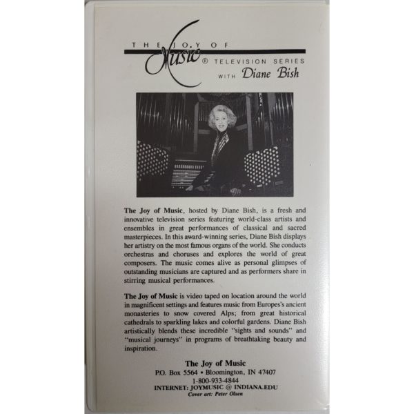 The Joy of Music TV Series Diane Bish - No. 9012 Musical Journey Alsace (VHS Tape)