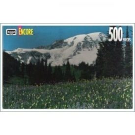 Encore Jigsaw Puzzle 500 Piece Rose Art Rainier National Park