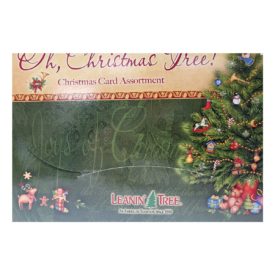 Leanin Tree Oh, Christmas Tree Christmas Card Assortment 20 Cards & 22 Envelopes