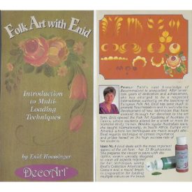 Folk Art with Enid - Intro. To Multi-Loading Techniques (VHS Tape)