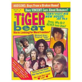 Tiger Beat Osmonds, Tony, Vincent, Hudsons, Linda Blair - May 1975 (Collectible Single Back Issue Magazine)