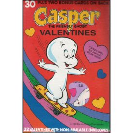 Vintage 1990 Valentine's Day Cards "Casper The Friendly Ghost" 32 Count by Grand Award