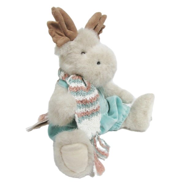 Boyds Bears & Friends #904573 "Farkle Sparklefrost" Moose Boyds Best Dressed 10"