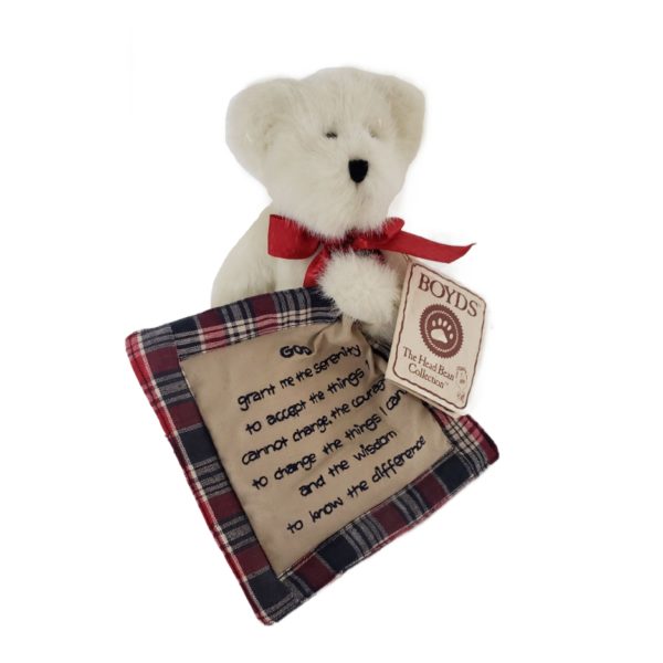 Boyds Bear "Serenity" Prayer 7" Bear Holding Quilt # 94831 Rare