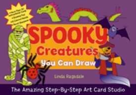 The Amazing Step-by-Step Art Card Studio: Spooky Creatures You Can Draw (Paperback) by Linda Ragsdale