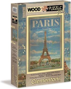 Clementoni Effiel Tower Paris France 500 Piece Wood Effect Jigsaw Puzzle 37036