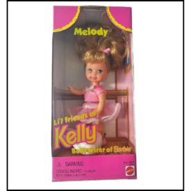 Vintage 1997 Mattel "Melody" Li’l Friends of Kelly Barbie’s Baby Sister Ballerina Pink Tutu