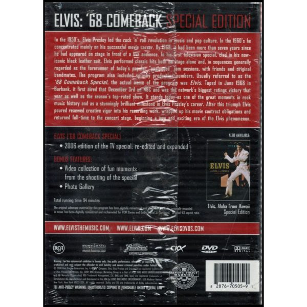 Elvis: '68 Comeback (DVD)