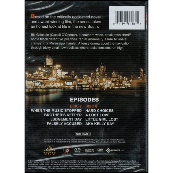 In the Heat of the Night: Season One - Volume Four (Episodes 1-8) (2 Disc Set) (DVD)