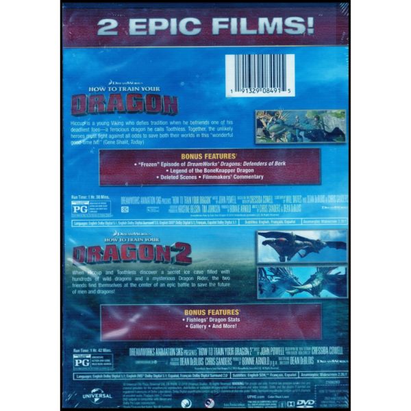 How to Train Your Dragon 1 & 2 (DVD)