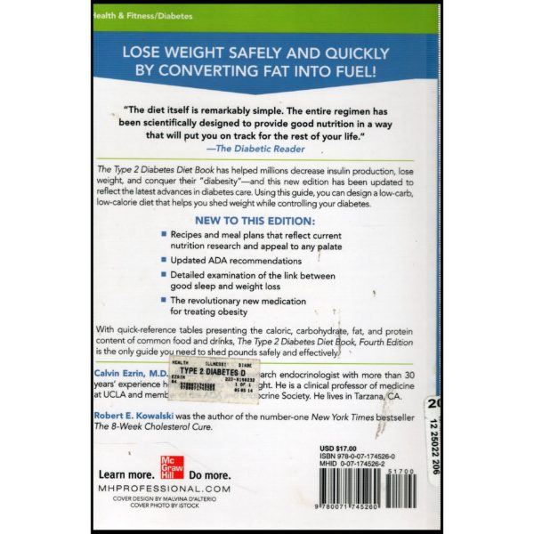 The Type 2 Diabetes Diet Book, Fourth Edition (Paperback)