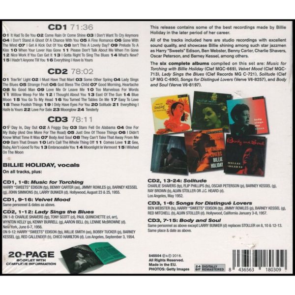 Billie Holiday: Essential Original Albums (Music CD)