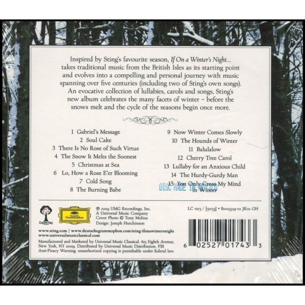 If On A Winters Night... (Music CD)