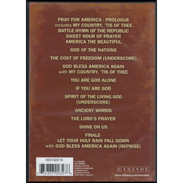 God Bless America Again - Accompaniment DVD Split Track / Click Track (DVD)