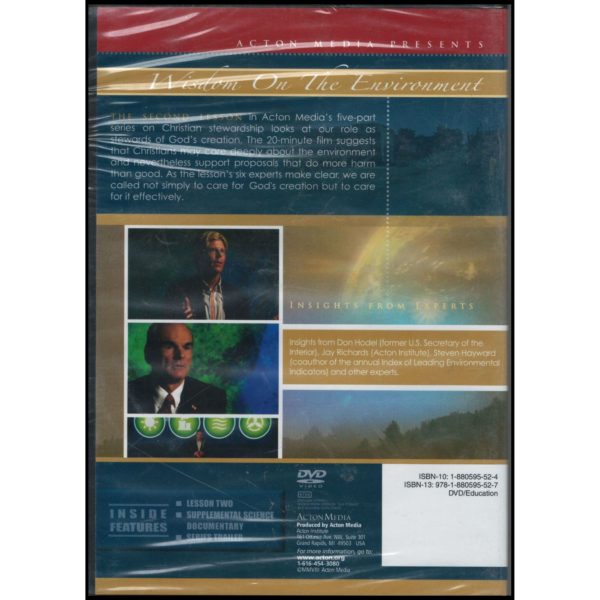 Effective Stewardship: Wisdom on the Environment (Lesson Two)  (DVD)