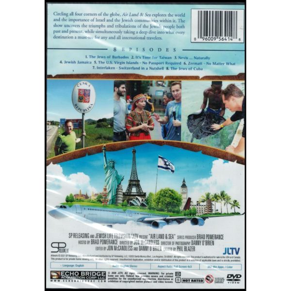 Air, Land and Sea Travel Series About the Jewish People - 8 Episodes (DVD)