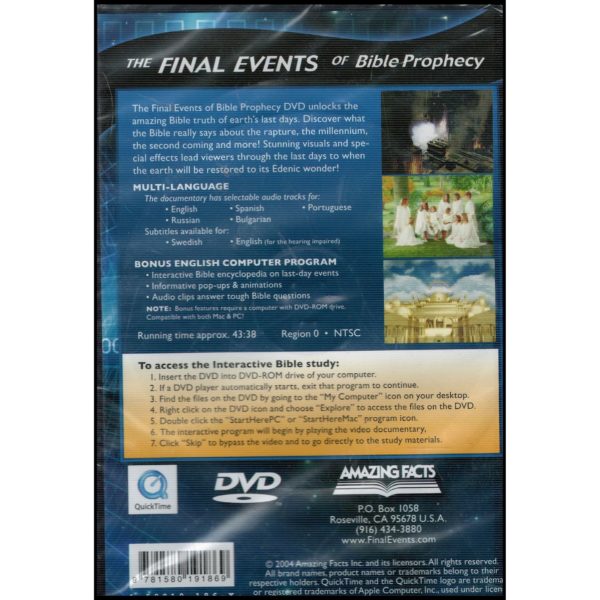 The Final Events of Bible Prophecy (DVD)
