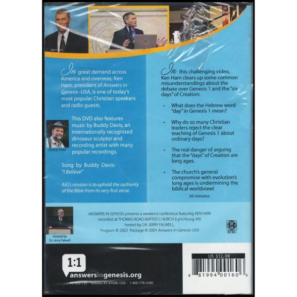 The Six Days of Creation: A Young Earth Is Not the Issue (DVD)