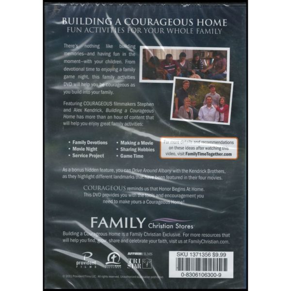 Building a Courageous Home: Fun Activities for the Whole Family (DVD)